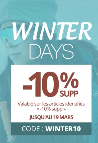 listing winter days -10% supplementaires