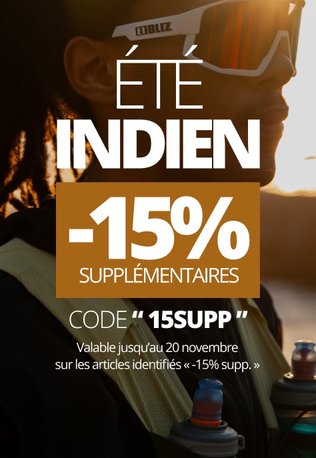 été indien 15% supplémentaires