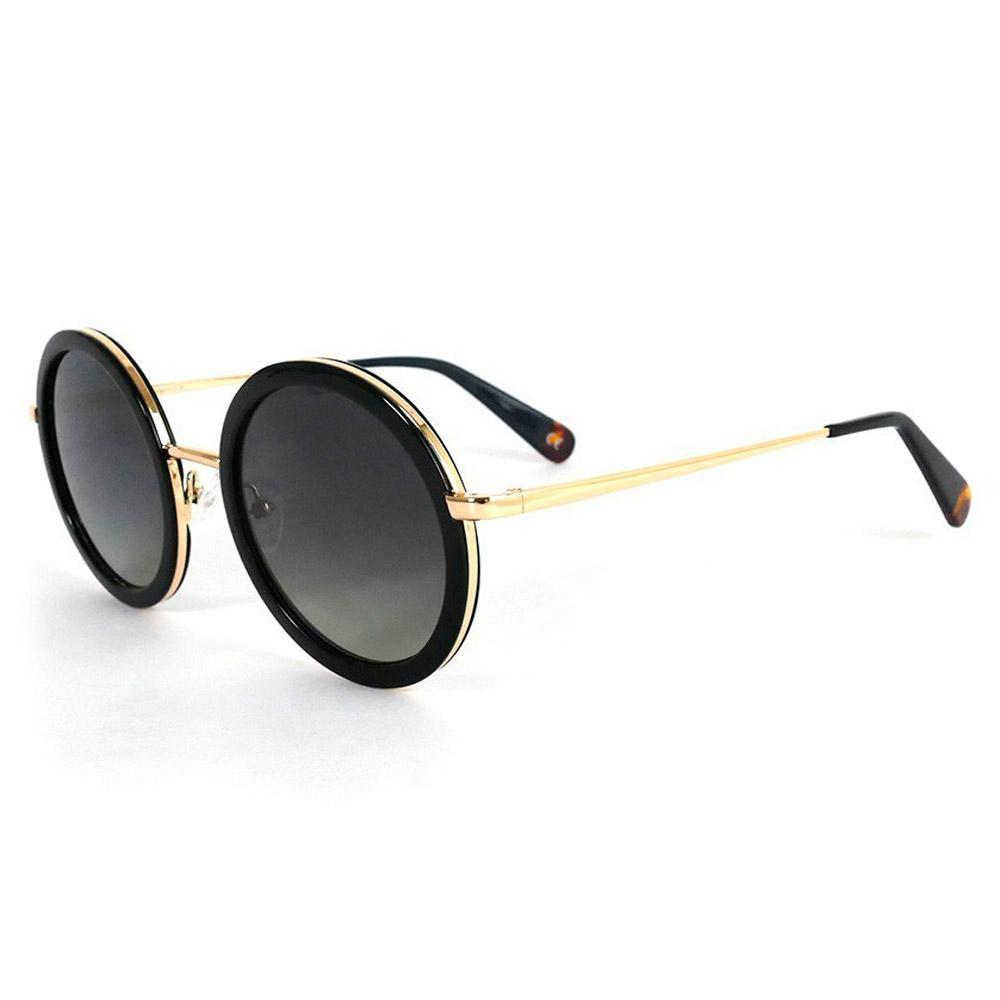 Lunettes de Soleil Binocle Eyewear Monica Gold Grey Polarized MON01 GDBK