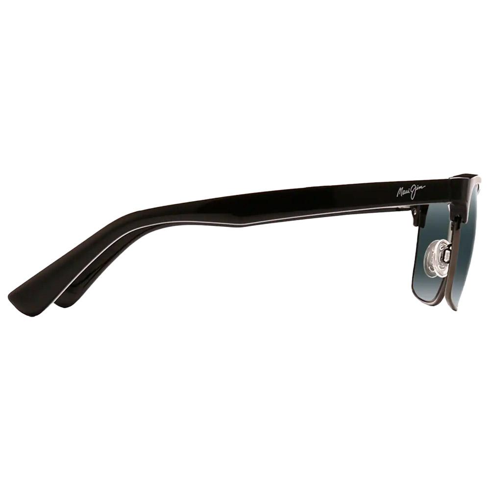 Lunettes de Soleil Maui Jim Kawika Brillant Noir Gris Neutre MauiPure