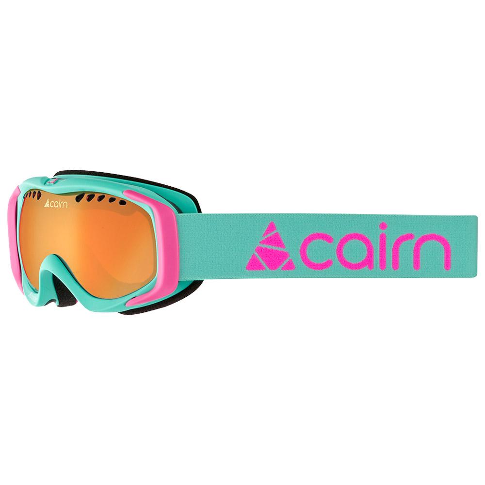 Masque de Ski Cairn Booster Mat Turquoise Neon Pink Photochromic