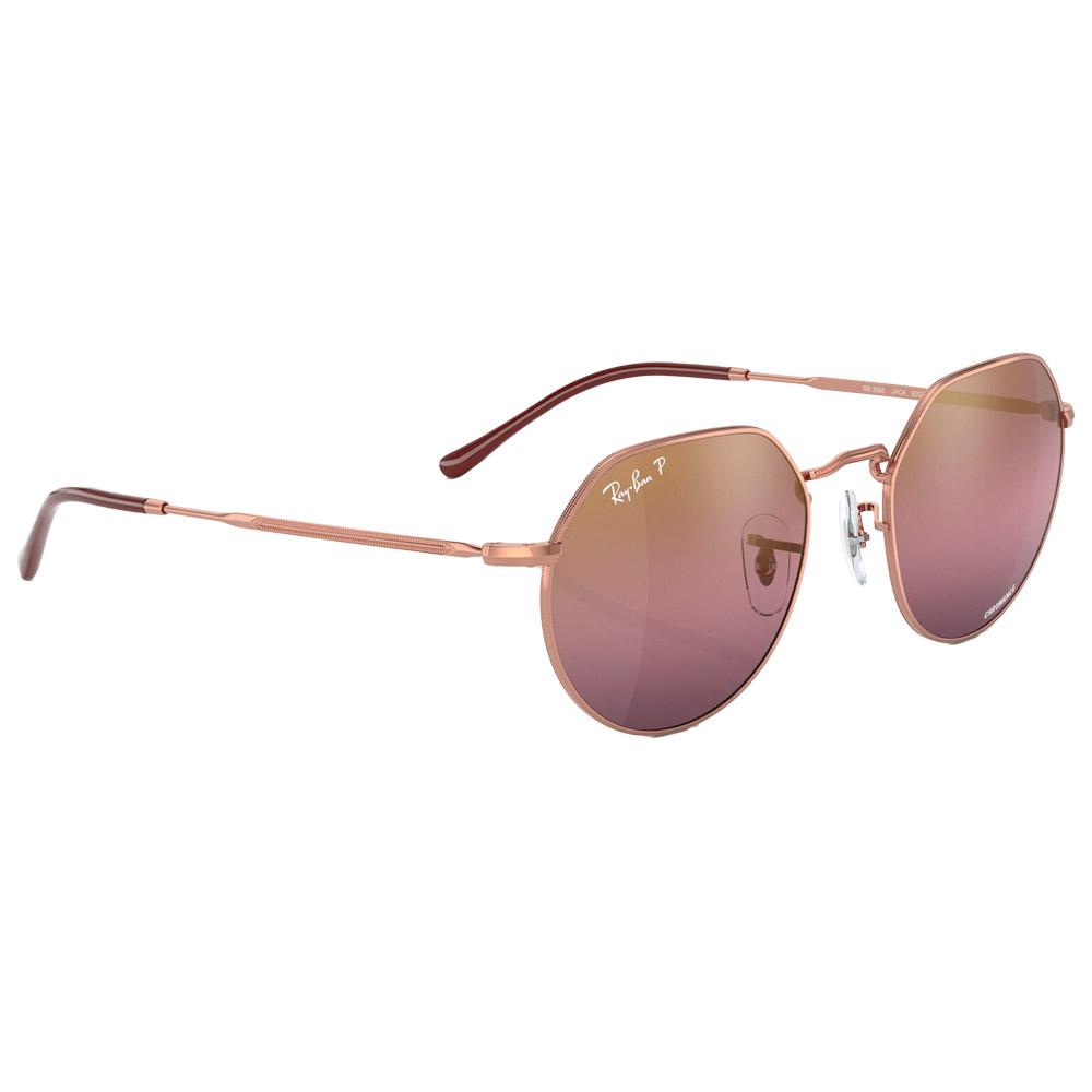 Ray Ban Monture Rose Gold Lunettes De Soleil Ray Ban RB3565 Jack