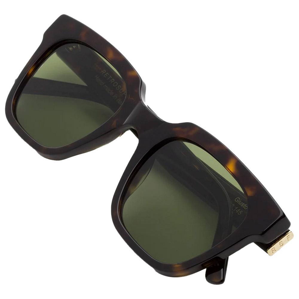 Lunettes de Soleil Retro Super Future Giusto 3627 Green Havana
