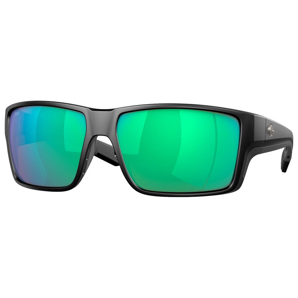 Lunettes de Soleil Costa Del Mar Reefton Pro Matte Black Green Mirror Polarized 908002