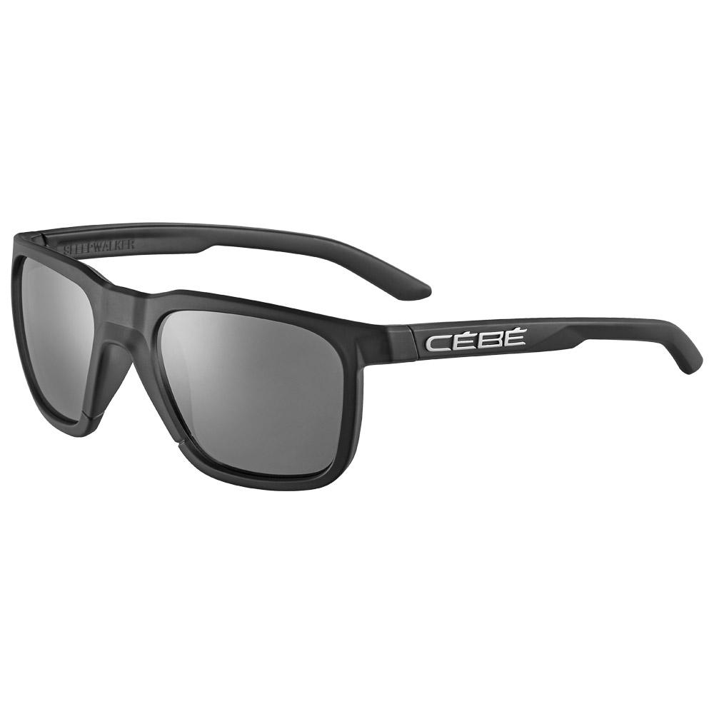 Lunettes de Soleil Cebe Sleepwalker Black Translucent Matte Zone Polarized Grey Cat.3 Silver CS32805