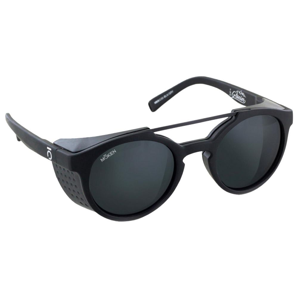 Lunettes de Soleil Moken Vision Hawkins Black Black Grey Polarized
