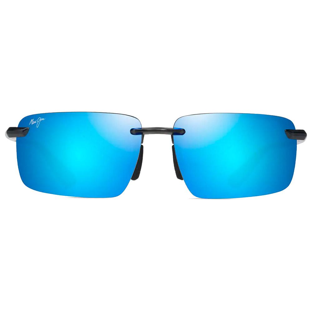 Lunettes de Soleil Maui Jim Laulima Gris Fonce Transparent Blue Hawaii MauiPure B626 14