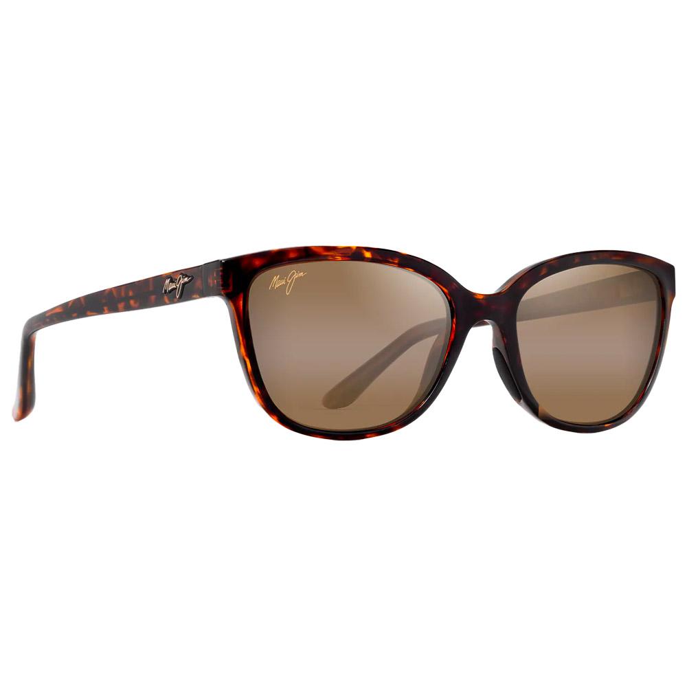 Lunettes de Soleil Maui Jim Honi Havane Fonce Brillant Bronze Hcl Mineral Superthin