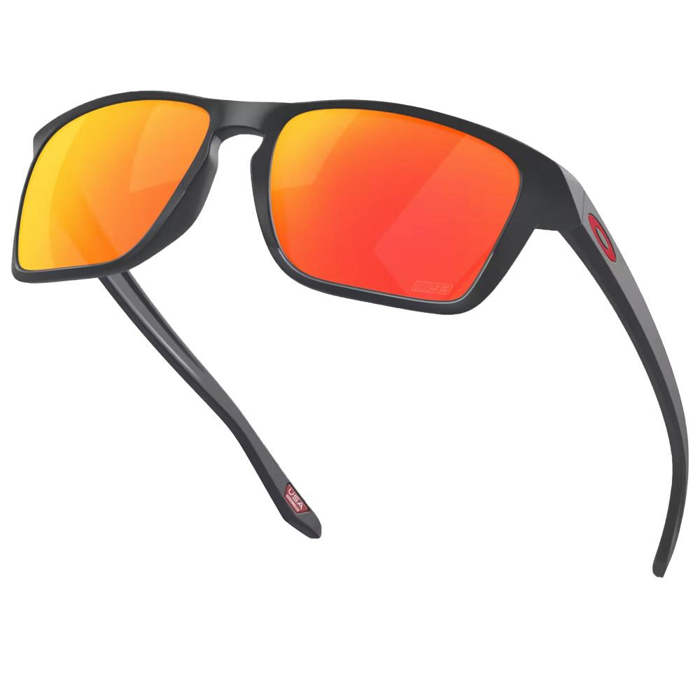 Lunettes de Soleil Oakley Sylas Marc Marquez Matte Carbon Ruby OO9448 4057