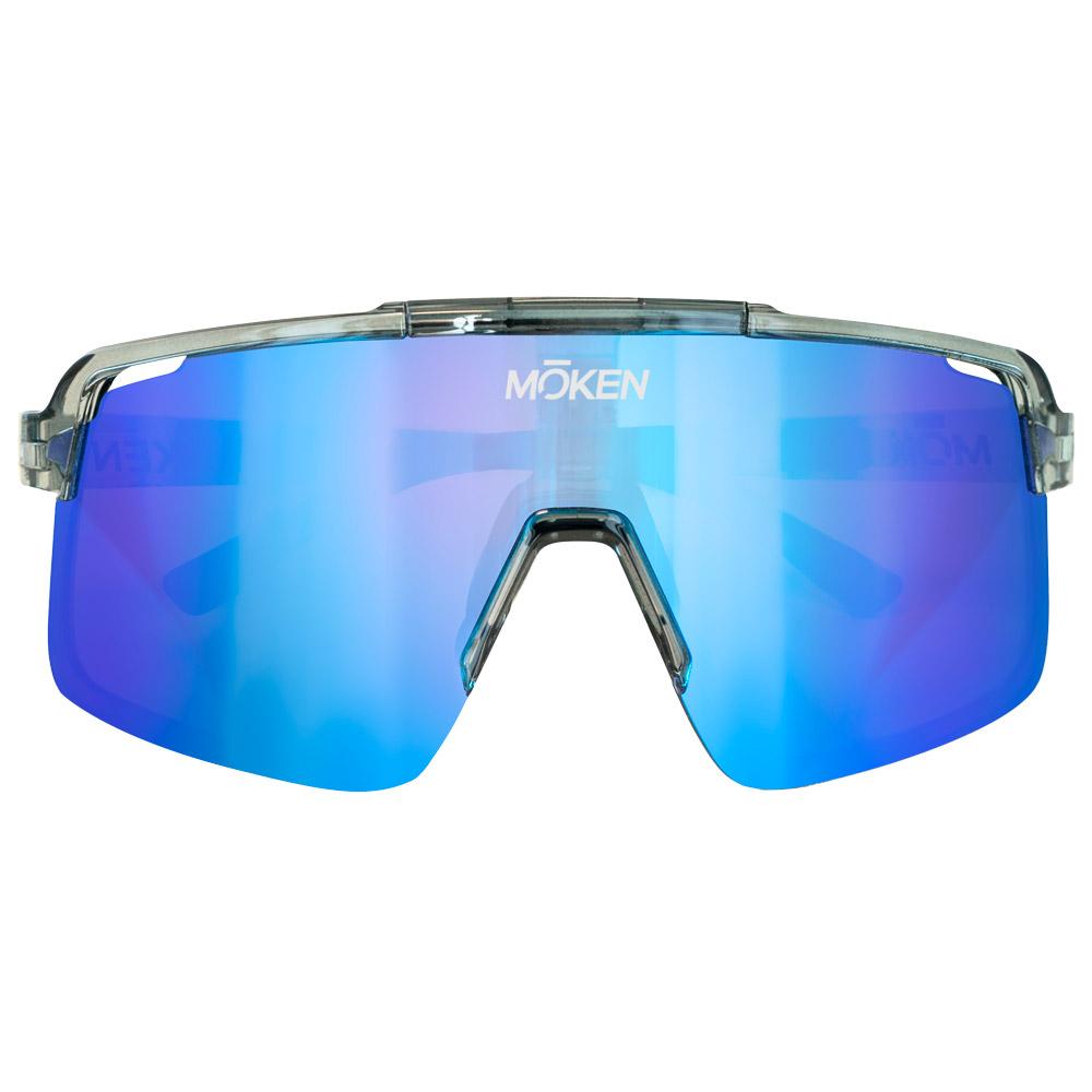 Lunettes de Soleil Moken Vision Kurtiss Dh Smoke Blue Cat.3 Clear Cat.0 MKNH21 SMK BLU