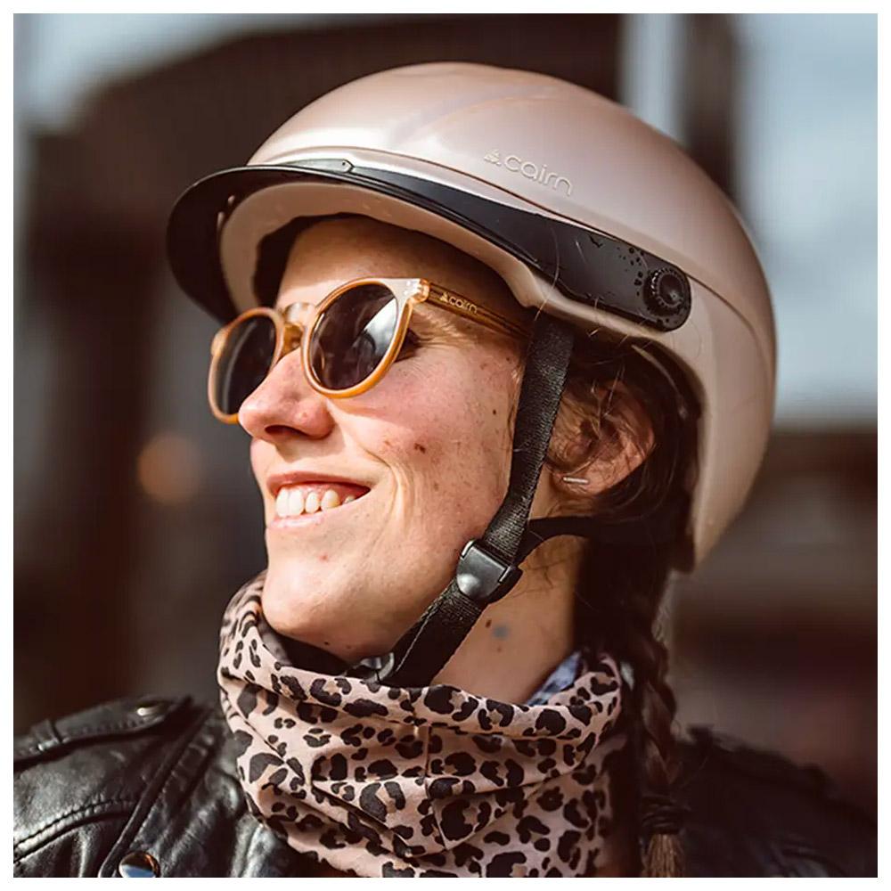 Lunettes de Soleil Cairn Hype Mat Transparent Biscuit Wood WHYPE70