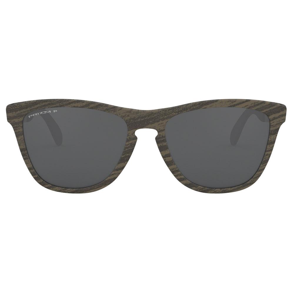 Lunettes de Soleil Oakley Frogskins Mix Woodgrain Prizm Black Polarized