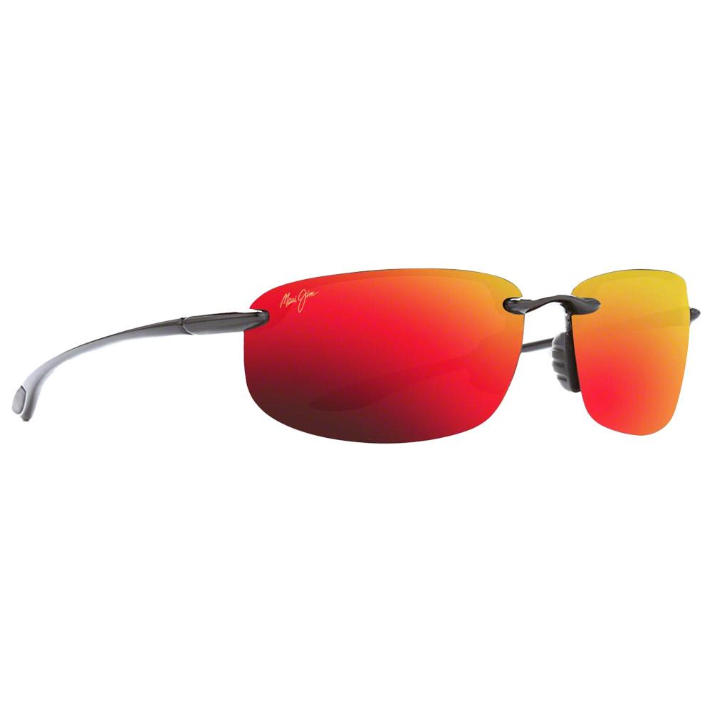 Lunettes de Soleil Maui Jim Hookipa Noir Brillant Hawaii Lava