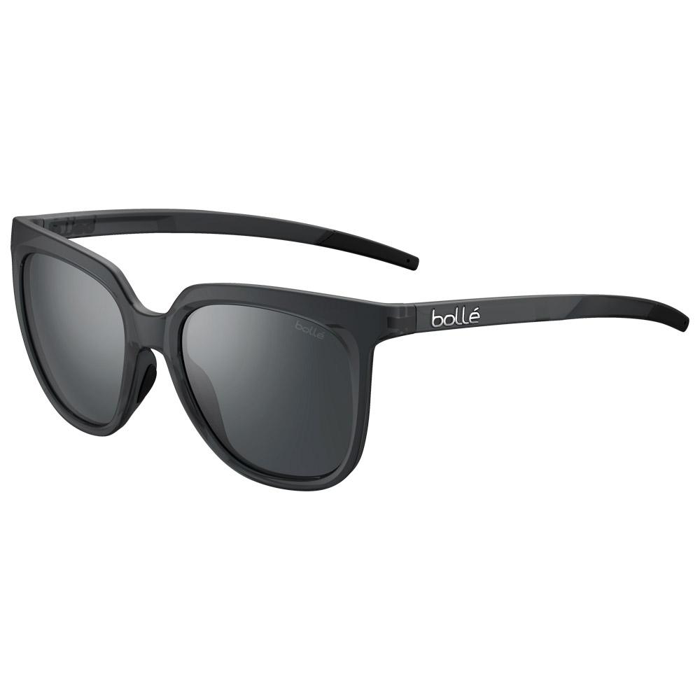 Lunettes De Soleil Bolle Molly – Polarisées, Verres Gris, Nylon Noir, Taille Medium