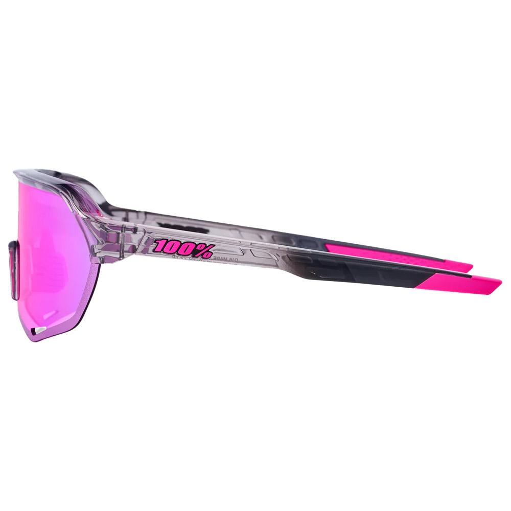 Lunettes de Soleil 100% S2 Polished Translucent Grey Purple