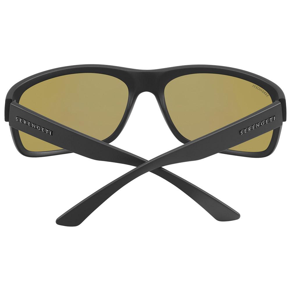 Lunettes de Soleil Serengeti Pistoia Matte Black Mineral Polarized 555Nm Blue 8298