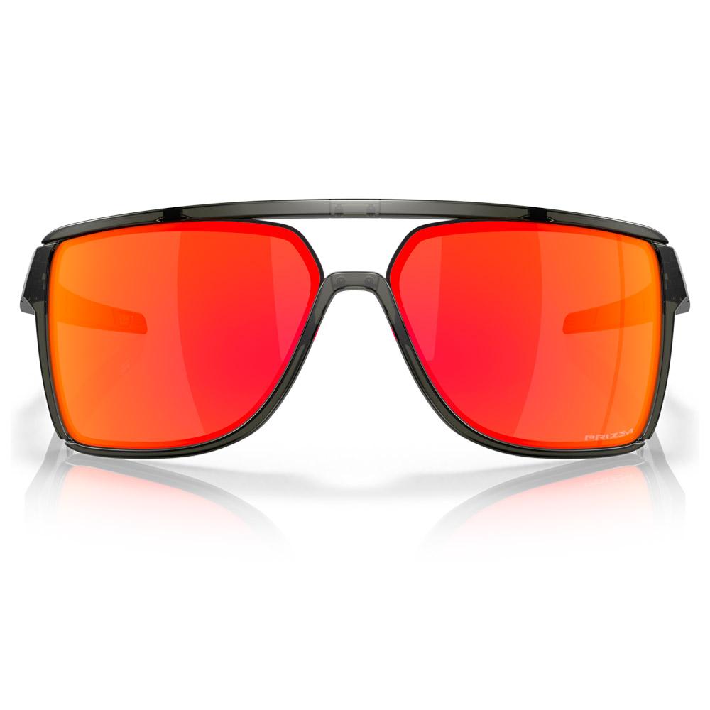 Lunettes de Soleil Oakley Castel Matte Grey Smoke Prizm Ruby