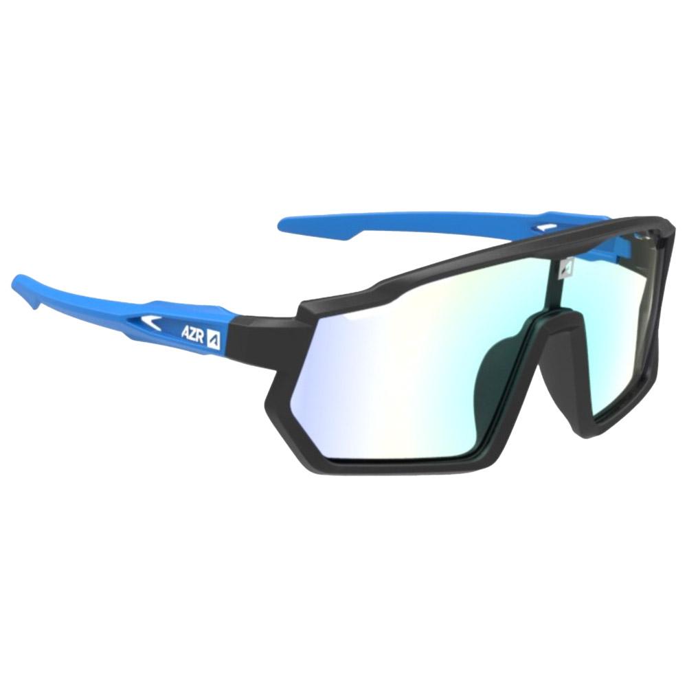Lunettes de Soleil AZR Pro Race Jr Rx Noire Bleue Mate
