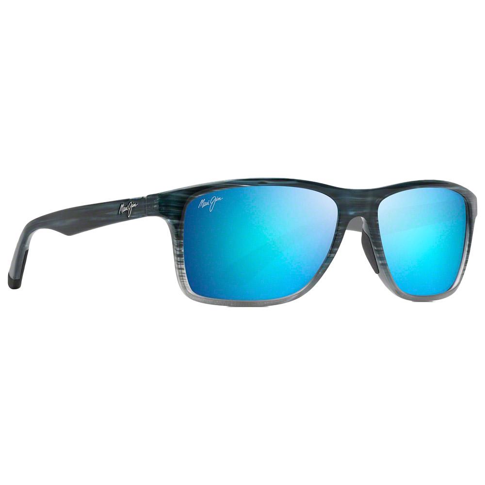 Lunettes de Soleil Maui Jim Onshore Bleu Noir D grad Bleu Hawa Min ral SuperThin