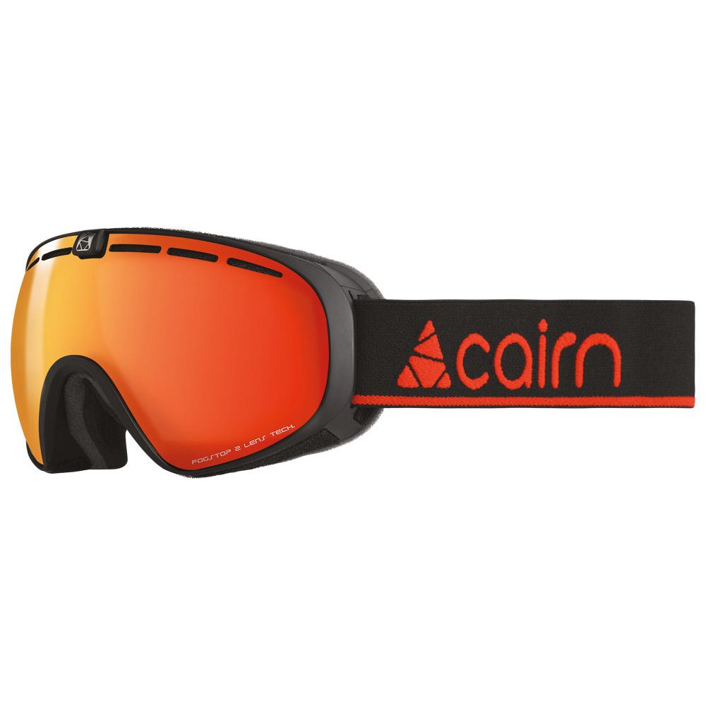 Masque de Ski Cairn Spot Mat Black Orange Mirror Otg Spx 3000 Ium 0 58095 1 8210