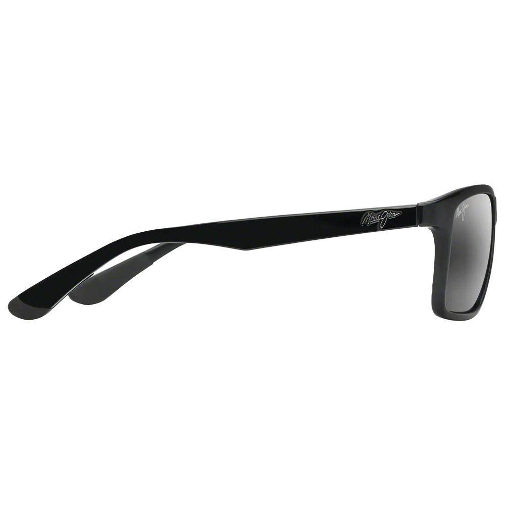 Lunettes de Soleil Maui Jim Onshore Noir Brillant Gris Neutre Mineral SuperThin 798 02