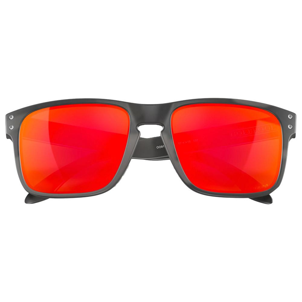Lunettes de Soleil Oakley Holbrook Black Camo Prizm Ruby 9102E9