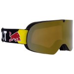 Red Bull Spect Masque de Ski Soar Matt Black Orange Gold Mirror 