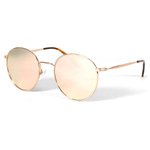 
Binocle Eyewear Lunettes de soleil Indiana Shiny Gold Pink Mirror Polarized   Présentation