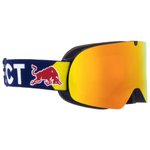 Red Bull Spect Masque de Ski Soar Matt Dark Blue Brown Red Mirror Présentation