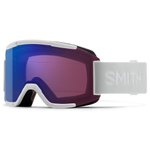 Smith Masque de Ski Squad White Vapor Chromapop Photochromic Rose Flash 