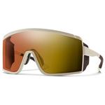 
Smith Lunettes de soleil Pursuit Matte Bone Chromapop Glacier Photochromic Copper To Gray Gold Mirror  Présentation