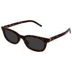
Saint Laurent Lunettes de soleil SL M160 002 Dark Havana Grey  Présentation