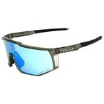 
Binocle Eyewear Lunettes de soleil Horizon Shiny Grey Ice Blue Mirror Polarized  Présentation