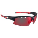 
AZR Lunettes de soleil Huez Noire Mat Rouge Photochromique Irisé Rouge  Présentation
