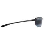 
Maui Jim Lunettes de soleil Hookipa Asian Fit Noir Brillant Neutral Grey MauiPure  Profil