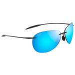 
Maui Jim Lunettes de soleil Sugar Beach Shiny Black Blue Hawaii MauiPure  Présentation