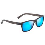 
Maui Jim Lunettes de soleil Kowelo Shiny Trans Dark Grey Blue Hawaii MauiPure  Présentation
