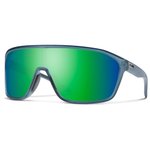 
Smith Lunettes de soleil Boomtown Matte Stone Crystal Chromapop Green Mirror  Présentation