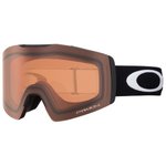 Oakley Masque de Ski Fall Line M Matte Black Prizm Persimmon Présentation