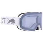 Red Bull Spect Masque de Ski Soar Matt White Smoke Silver Mirror Présentation