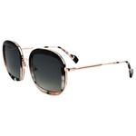 
Binocle Eyewear Lunettes de soleil Selena Shiny Pink Gold Black Pink Tortoise Gradient Grey Polarized  Présentation