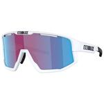 
Bliz Lunettes de soleil Fusion Matte White Nano Optics Nordic Light Begonia Violet Blue Multi  Présentation