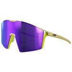 
Julbo Lunettes de soleil Edge Mat Brun Clair Jaune Fluo Spectron 3  Présentation