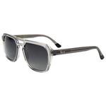 
Binocle Eyewear Lunettes de soleil Chandler Shiny Grey Gradient Grey Polarized  Présentation