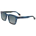 
Binocle Eyewear Lunettes de soleil Matt Shiny Blue Wood Gradient Grey Polarized  Présentation