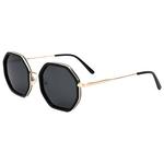 
Binocle Eyewear Lunettes de soleil Lisboa Shiny Gold Black Grey Polarized  Présentation