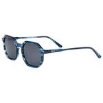 
Binocle Eyewear Lunettes de soleil Bogota Shiny Blue Wood Grey Polarized  Présentation