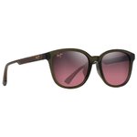 
Maui Jim Lunettes de soleil Ku'ikahi Asian Fit Vert Transparent Brillant Maui Rose Minéral Superthin  Présentation