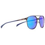 
Red Bull Spect Lunettes de soleil Redms Pilot Matt Gun Blue Smoke Blue Mirror Polarized  Présentation