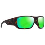 
Maui Jim Lunettes de soleil Keha Havane Foncé Mat Maui Green Minéral SuperThin  Présentation